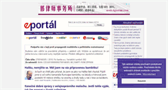 Desktop Screenshot of eportal.cz