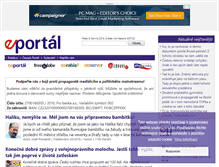 Tablet Screenshot of eportal.cz
